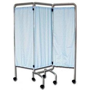 Gima 45561 paravento marco con ruedas, sin cortinas, 3 secciones, 150 cm de ancho x 170 cm de altura