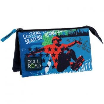 Roll Road Skater Neceser de Viaje, 1.32 litros, Color Azul