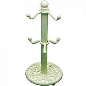 KitchenCraft Soporte Decorativo para 6 Tazas de Hierro Fundido, 30 cm