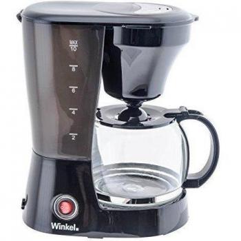 H.Koenig WINKEL KF12 Máquina de café 10-12 Tazas, 800 W, 1,25 l, Negro
