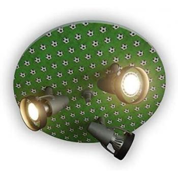 Lámpara de Techo Infantil de Fútbol con 3 Luces GU10