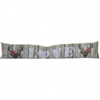Item Frases Burlete Quita Vientos, Tela, Beige, 85.0x10.0x15.0 cm