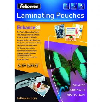Fellowes 5452502 Plastificadora con Funda para 100 Unidades Transparentes A4