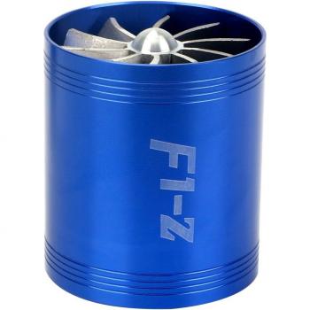 Accesorios de Modificación de Coche Supercargador Turbo F1-Z con Ventilador Doble Turbina y Ahorro de Combustible para Motor de Vehículo
