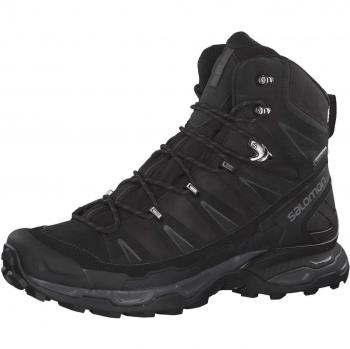 SALOMON Shoes X Ultra Trek GTX BK, Botas de montaña Hombre, Negro