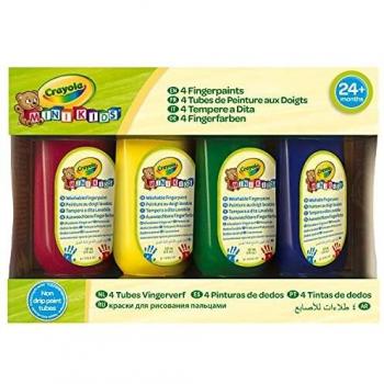 Wdk Partner- 4+FLACONS+PEINTURE+AUX+DOIGTS, Multicolor