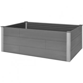 WPC Garden Raised Bed 59x39x21 - Grey