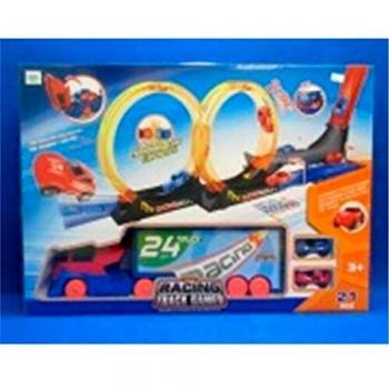 ALFABEST Pista LOOPING CAMION con 2 Coches