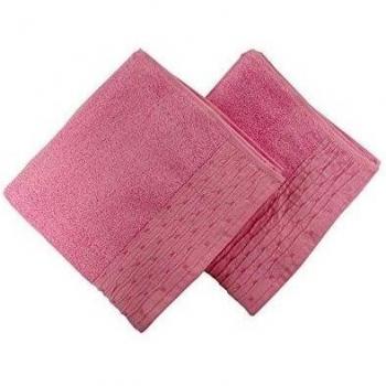 Asir Group LLC 317HBY1285 Hobby Yeni Gofre toalla, 2 pcs, rosa
