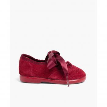 Zapato inglés de bebés en serraje Pisamonas - Clásico y elegante - Hecho en España