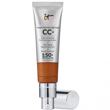 IT Cosmetics - Your Skin But Better CC+ Cream SPF 50 Base de Maquillaje Bb cream y cc cream 32 ml Rich Honey