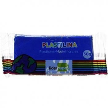 PLASTILINA LIDERPAPEL AZUL OSCURO UNIDAD TAMAÑO PEQUEÑO
