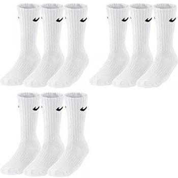 Nike 3Ppk Value Cotton Crew - Calcetines unisex, color blanco/ negro, talla M/ 38-42