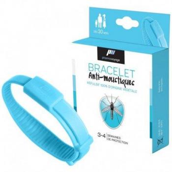 Pulsera anti mosquitos, azul