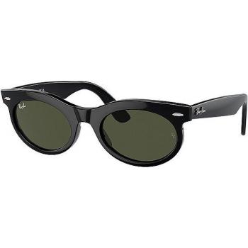 Ray-Ban RB2242 Wayfarer Oval Sunglasses 901/31 Unisex Black Size 53