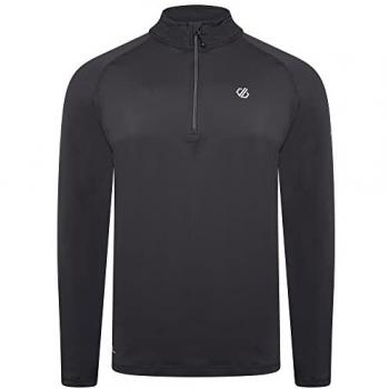 Dare 2b Men's Quick-Drying Lightweight Stretch Midlayer Fleece - Ebony Grey, XXXL