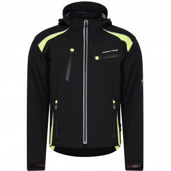 rider-tec – Chaqueta de moto textil rt2722-by, Negro/Amarillo, talla M