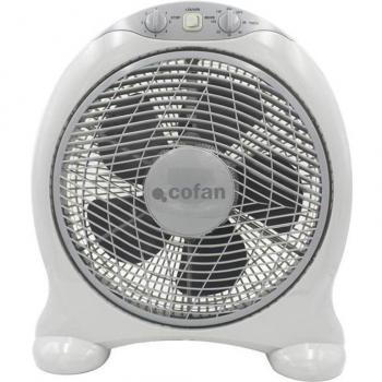 Ventilador de Pie con Temporizador Programable 50 W Beis Claro