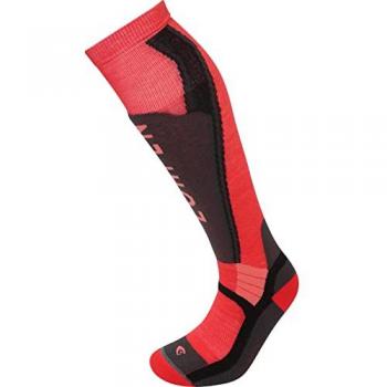 Lorpen Calcetines T3 Ski Light Rojo Mujer Adulto - Calcetines de esquí, diseño ligero, color rojo, para mujer, talla adulta