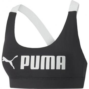 Sujetador Deportivo Puma Fit Mid Impact para Mujer en Negro, Modelo 522192 01
