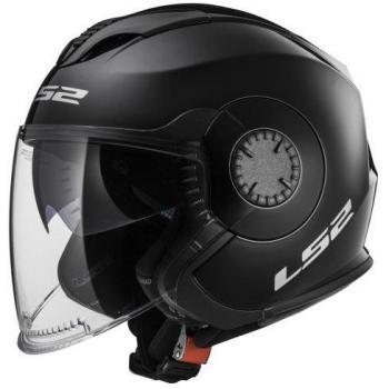 LS2 Casco de moto VERSO Negro, Negro, XS