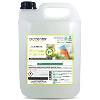 BIOCENTER - Limpiador ecológico Multiusos y Cristales de Oxígeno Activo - garrafa Ecofriendly de 5 Kg