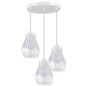 Plafón LED Blanco 3xE27 36x36cm Ragusa