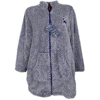 ADMAS - Bata Mujer Polar Mujer Color: Marino Talla: x-Large