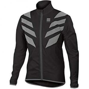 Sportful - Reflex Jacket, color negro,gris,plateado, talla XXL