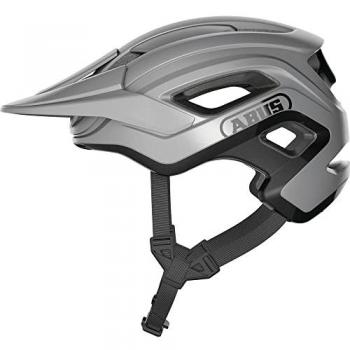 ABUS CliffHanger Silver Mountain Bike Helmet Size M
