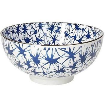 Ensaladera de Porcelana Azul con Estrellas Sapa Macchie Ø 20 cm