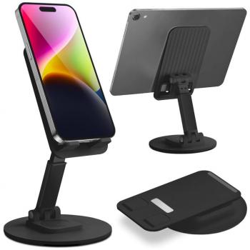 Soporte Universal Ajustable para Tablet y Smartphone con Base Estable
