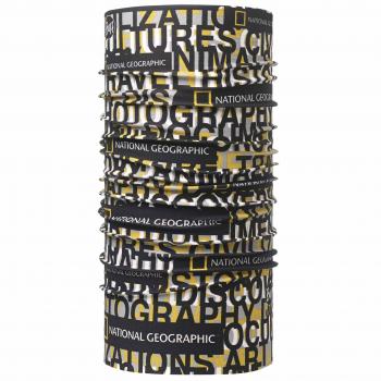 Original Buff National Geographic Words Mult - High UV Protection Licenses unisex, diseño estampado