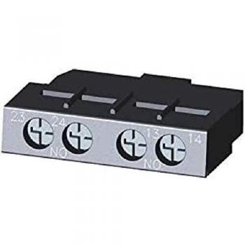 Siemens 3RV2901-1F Transverse Auxiliary Contact Block, 2 NO/0 NC for Circuit Breakers S00/S0