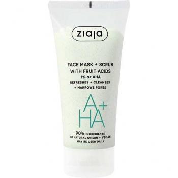 Ziaja - Mascarilla y exfoliante facial con ácidos frutales