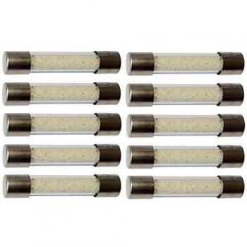 AERZETIX: 10x Fusibles de Vidrio retardo de Tiempo Lento 6.3x32mm 220V 250V 16A C4752