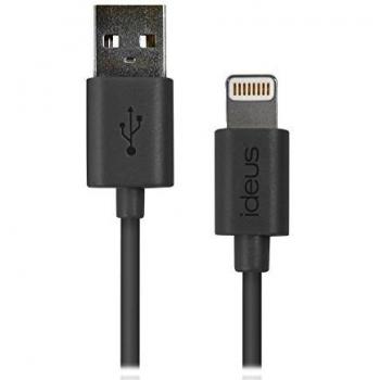 Ideus DLLIGHTBK - Cable de datos para Apple iPhone 5/iPad Mini, color negro