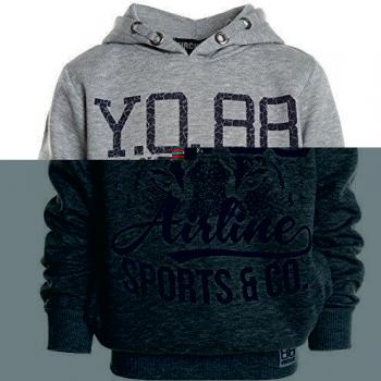 Niños Sudadera Con Capucha Sudadera Chaqueta Chaqueta Sudadera Con Capucha 20701 - gris, 8 Años / 128