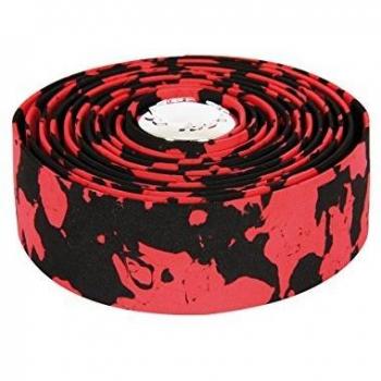 Massi Summer Mix Cinta de Manillar para Bicicleta, Unisex Adulto, Negro/Rojo, Unico