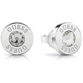 Pendientes Guess Shiny Crystals acero inoxidable quirúrgico chapados rodio UBE78094 [AC1147]