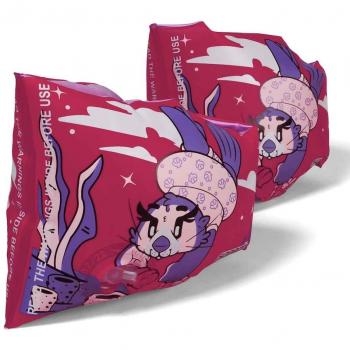 Speedo - Manguitos de natación Learn to Swim Character Printed Armbands (niño, 2-6 años, color rosa lila pastel blanco, diseño infantil)