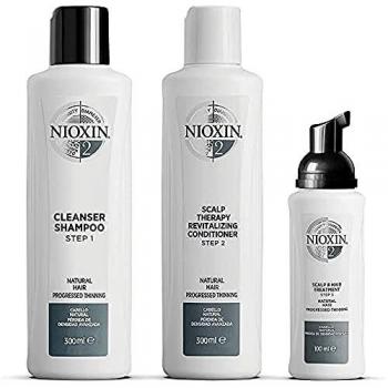 Nioxin - Kit de 3 pasos - Tratamiento para Cabello natural con Pérdida de Densidad Progresiva