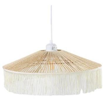 Lámpara de Techo Alexandra House Living Marrón Ratán Fibra Natural 60 W 41 x 17 x 41 cm