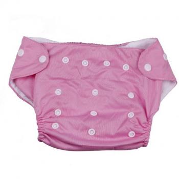 La vogue Pañal Para Bebé/Cubrepañal/Braga De Niños De Tela Lavables Reutilizables Rosa