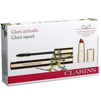 Clarins Mascara Supra Volumen 01 + Locion Desmaquillante Express Ojos 30Ml