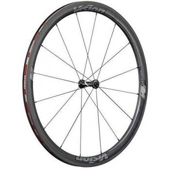Vision 710-0008191038 Metron 40 SL Juego de Ruedas de Carretera, Unisex, Negro, Talla única