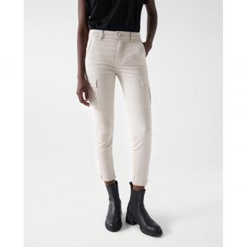 Pantalón Cargo Faith Push In Salsa Mujer Beige