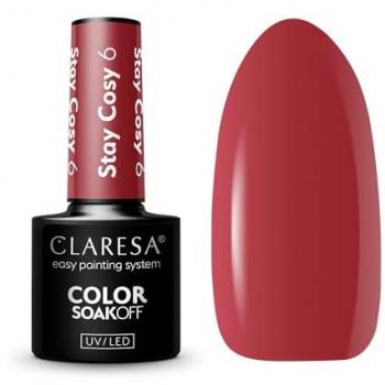 Claresa Stay Cosy Esmalte semipermanente Soak off n.º 06, Barniz híbrido de 5 g