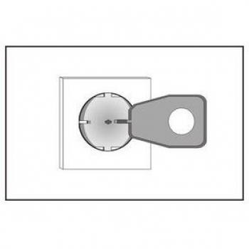 DH Tapa protect.para base 16A.10u.+2 llaves