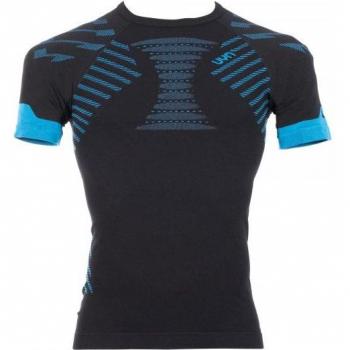 UYN Ultra1 OW Camiseta Manga Corta Running - Negro, Azul